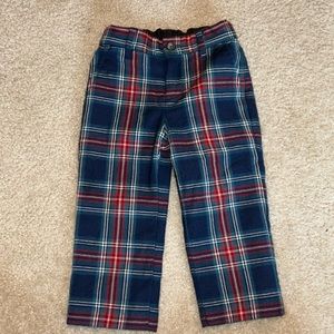 Janie and Jack Plaid Pants size 18-24